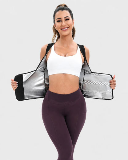 ⚡Zip-Up Sauna Sweat Compression Waist Trainer Vest
