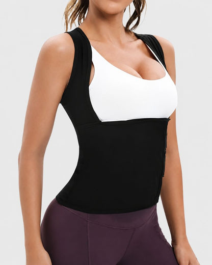 ⚡Zip-Up Sauna Sweat Compression Waist Trainer Vest