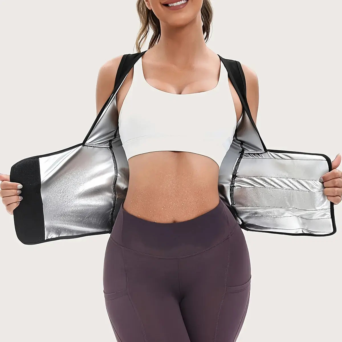 ⚡Zip-Up Sauna Sweat Compression Waist Trainer Vest