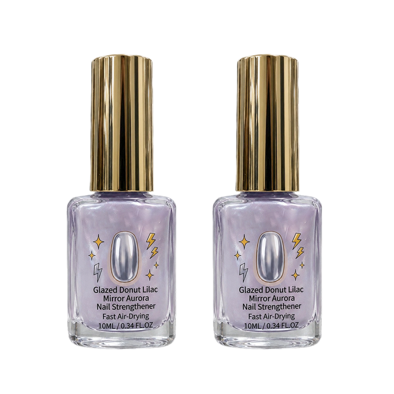 ⏳🔥LIMITED-TIME 50% OFF! ⏰Lilac Glossy Mirror Nail Strengthener