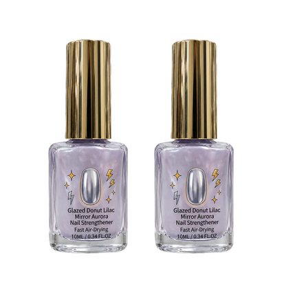 ⏳🔥LIMITED-TIME 50% OFF! ⏰Lilac Glossy Mirror Nail Strengthener